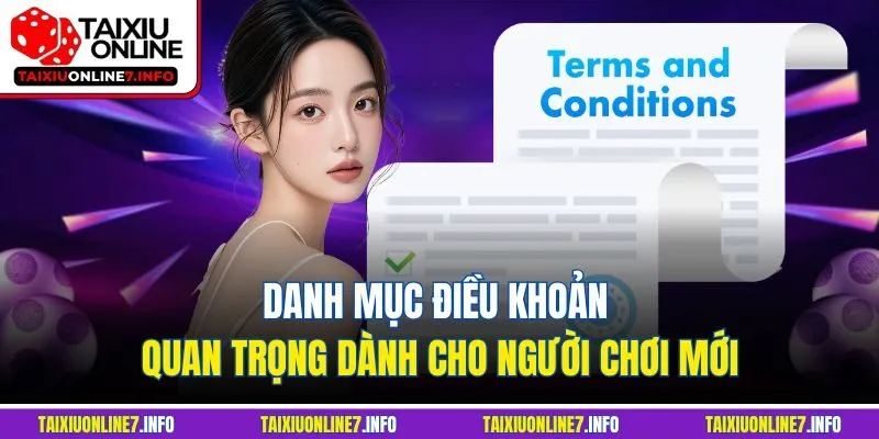 Danh mục điều khoản quan trọng dành cho người chơi mới