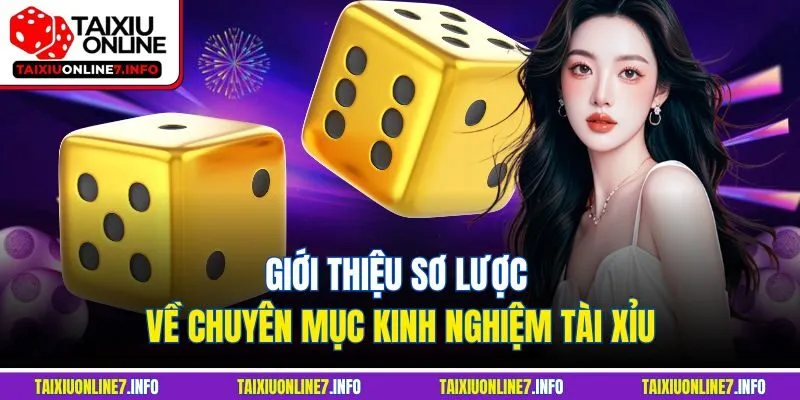 Giới thiệu sơ lược về chuyên mục kinh nghiệm Tài Xỉu